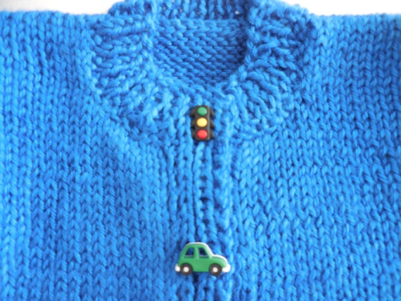 light blue baby cardigan