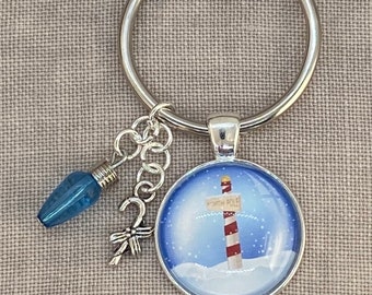 Christmas ThemedThread Keep-Holiday Floss Ring