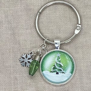 Christmas Tree Thread Keep-Holiday Floss Ring