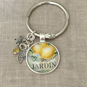 Lemon Jardin Themed Thread Keep-Lemon Themed Floss Ring