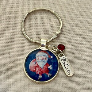 Santa Themed Thread Keep-Holiday Floss Ring