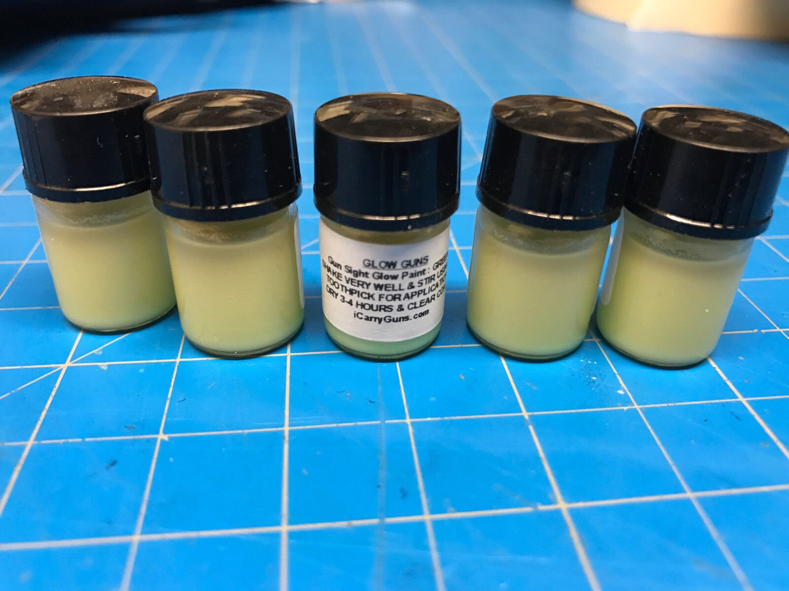 Gun Sight Glow Paint EXTREME Green/blue Glow Very Concentrated Very