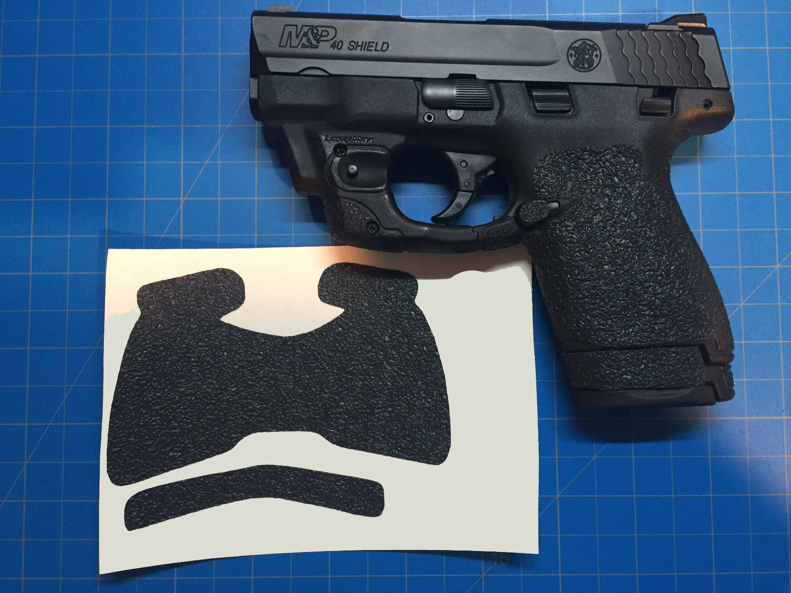 Smith Wesson M P Shield 9 40 Custom Rubber Tactical Gun Grips Etsy