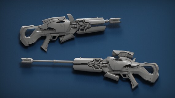 Overwatch 3D Printed Widowmaker Rifel Cosplay Gun Overwatch 3D Printed Widowmaker Rifel Cosplay Gun