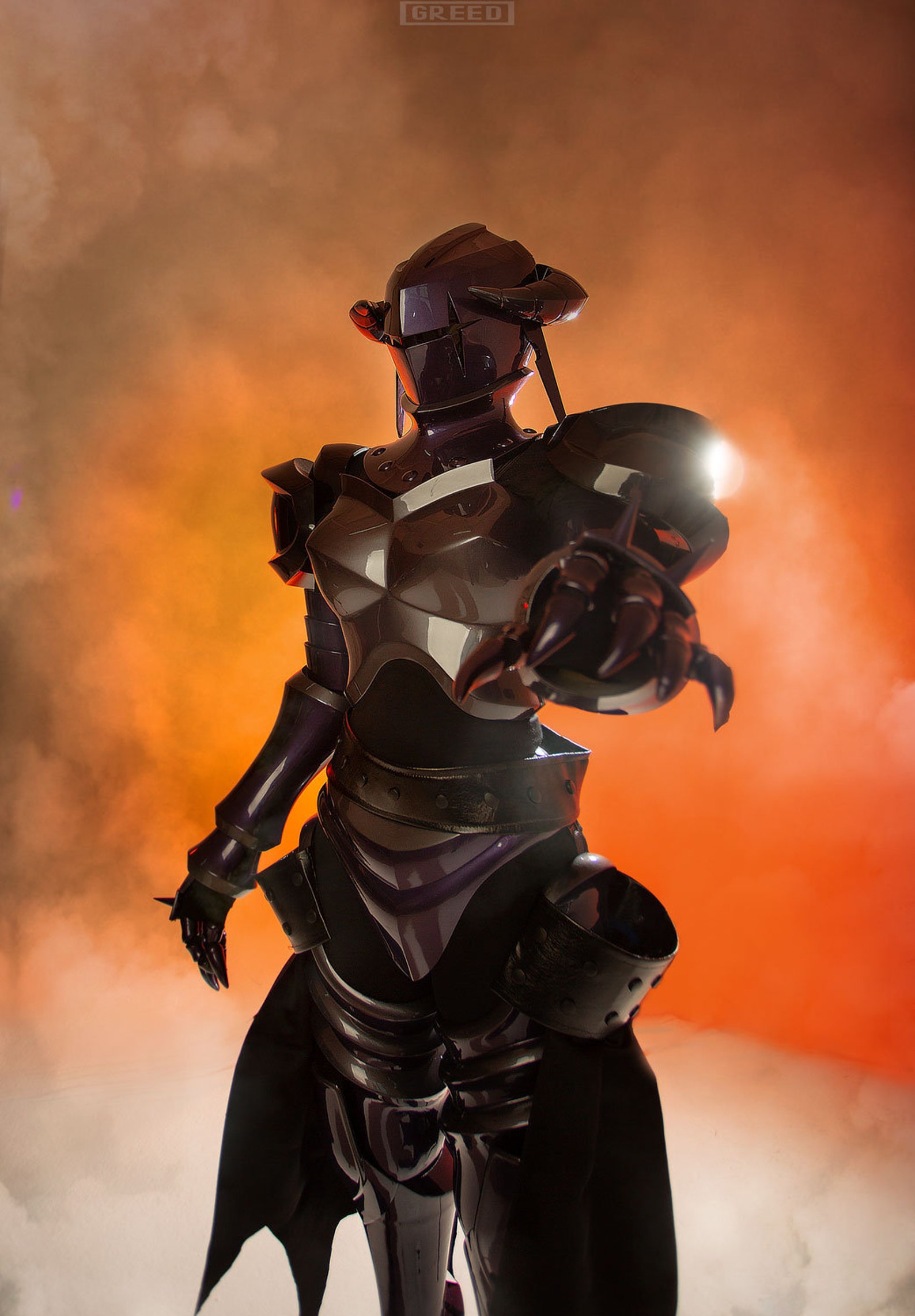 Albedo Armor from Overlord and Axe Cosplay Armor Complete Etsy