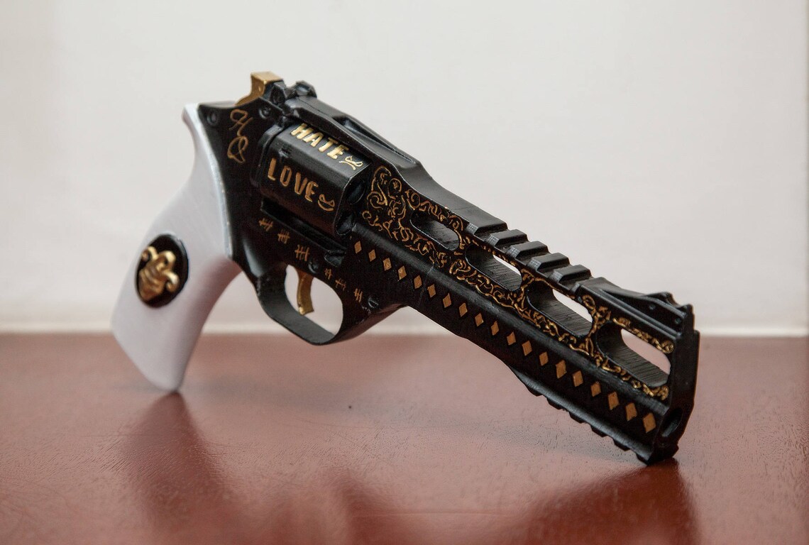 Suicide Squad Harley Quinn Cosplay Gun Pistol 3D Print