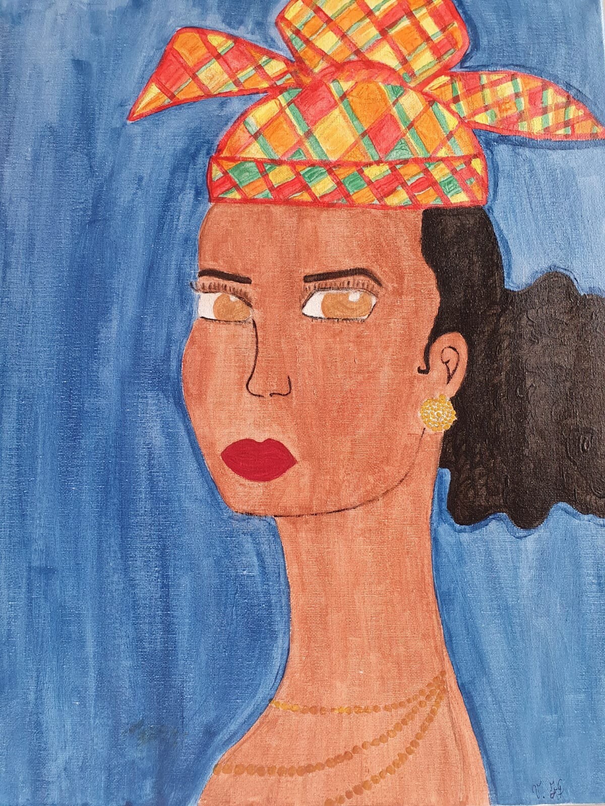 Peinture Femme Antillaise