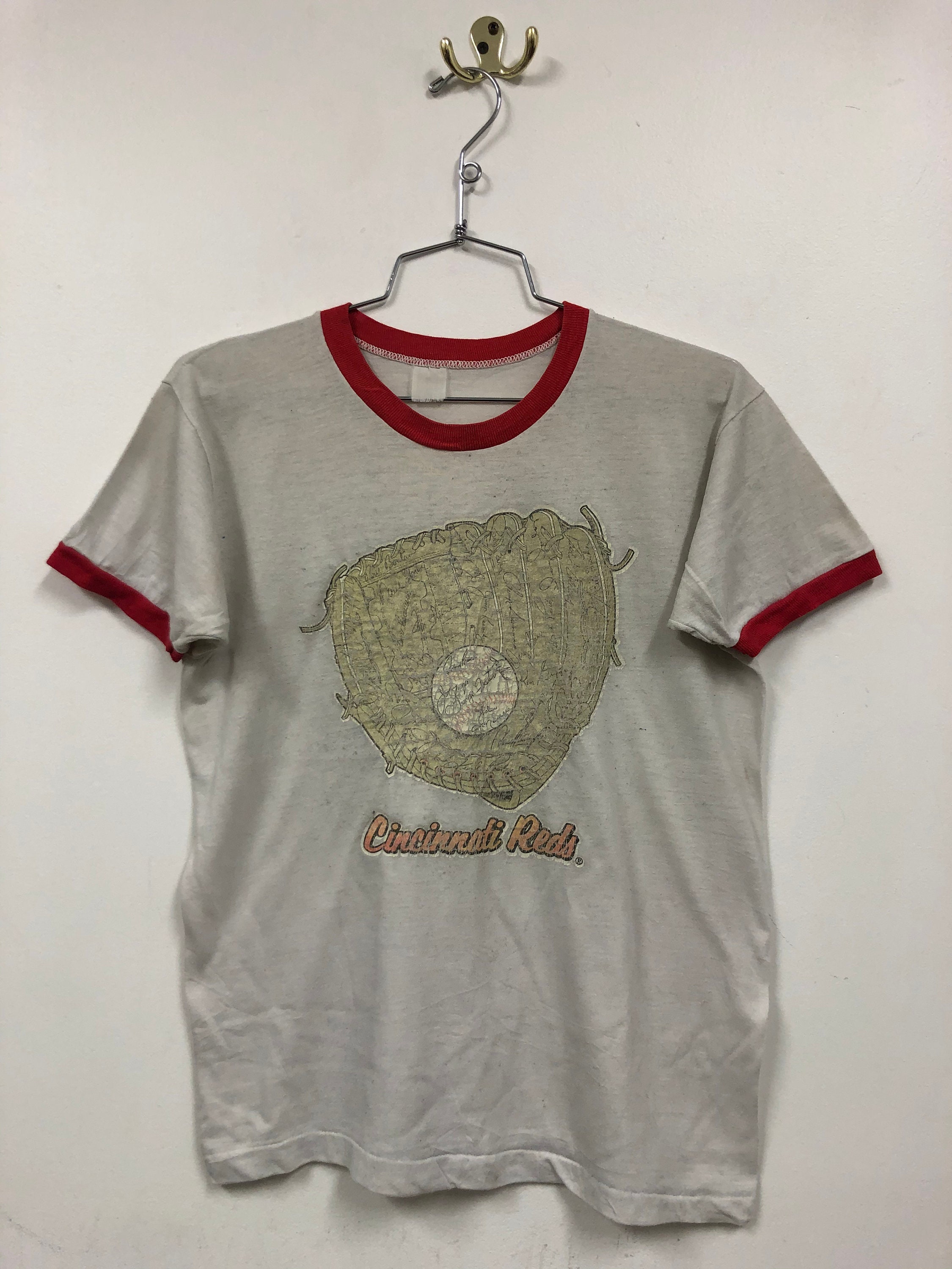 Vintage Cincinnati Reds Tshirt // 70s Ringer Tee // 1970s MLB | Etsy