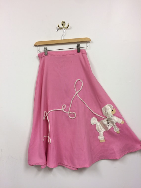 Vintage Poodle Skirt // 80s Poodle Skirt // 80s Do