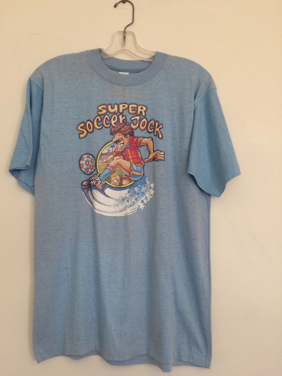 Vintage Soccer Tshirt // 70s Soccer Tshirt // 1970