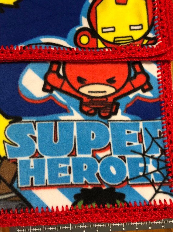marvel baby blanket