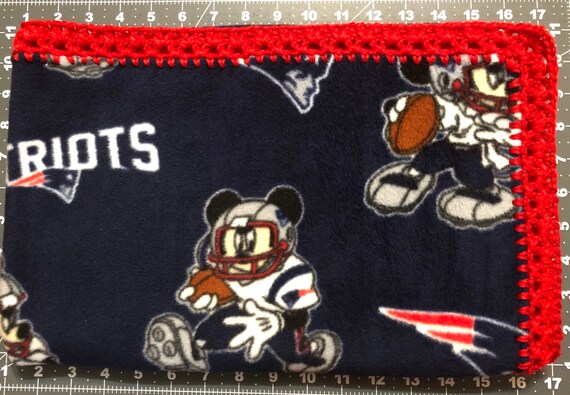 patriots baby blanket