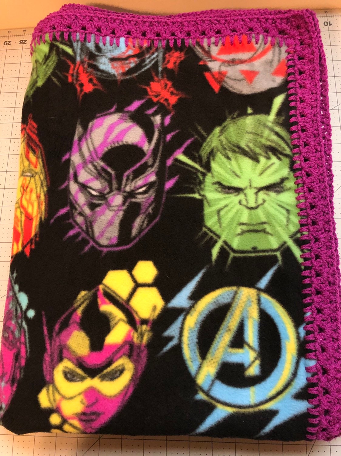 Avengers Blanket Etsy
