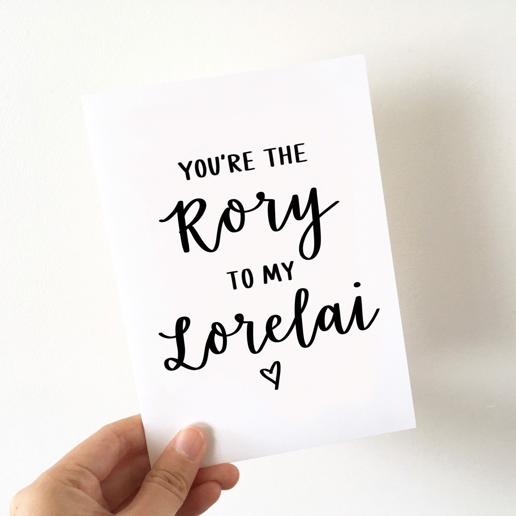 Printable Card - Gilmore Girls