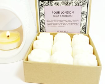 Cassis & Tuberose Soy Wax Melts x 9