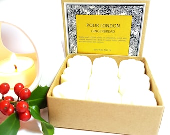 Gingerbread Scented Soy Wax Melts x 9