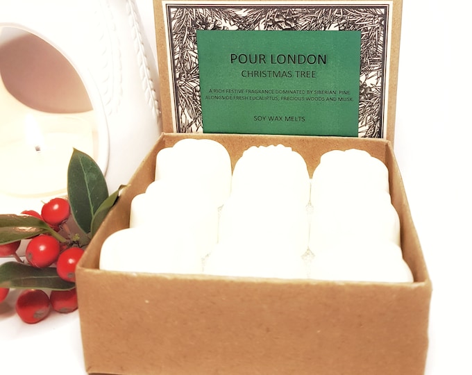 Christmas Tree Soy Wax Melts x9
