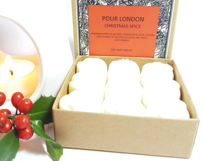 Christmas Spice Scented Soy Wax Melts x 9