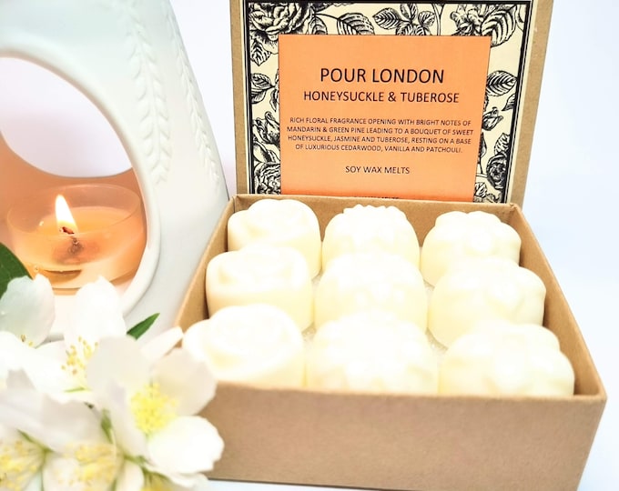 NEW! Honeysuckle & Tuberose Scented Soy Wax Melts x9