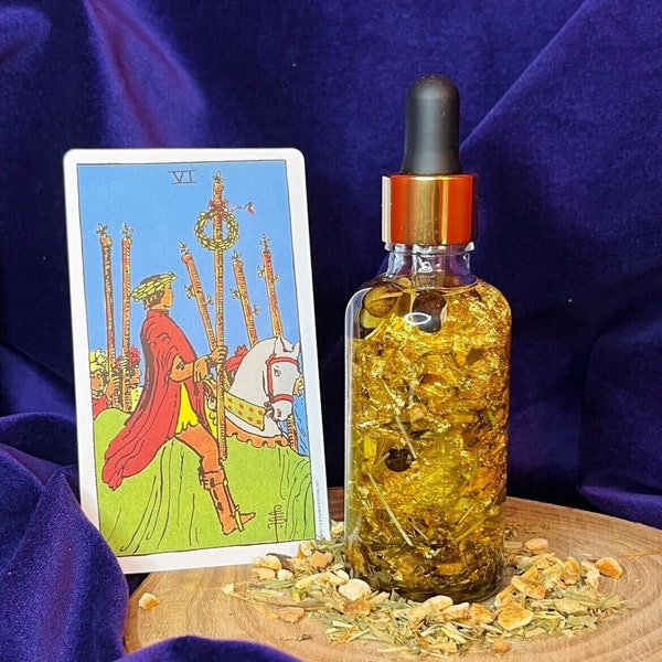 CROWN OF SUCCESS | Good Luck Conjure Oil | Manifestation Oil | Hoodoo Spell and Ritual Oil