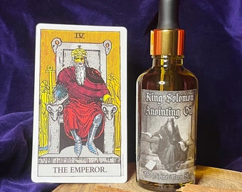 KING SOLOMON OIL | For Wisdom & Clarity | Divination Oil | Prosperity and Abundance | Spell and Ritual Oil | Manifestation Oil