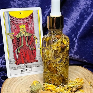 COURT CASE OIL | Just Judge Conjure Oil | Justice Spell | Hoodoo Spell & Ritual Oil