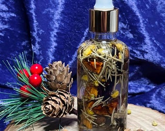 YULE SABBAT OIL | Winter Solstice | Witch Gifts | Christmas Oil | Altar Tools | Pagan and Wiccan Spell Oil | Magickal Anointing & Ritual Oil