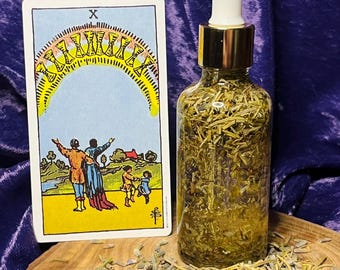 HAPPY HOME OIL | Promote Peace and Harmony | Hoodoo Oil | Blessing Conjure Oil | Magickal Ritual and Spell Oil