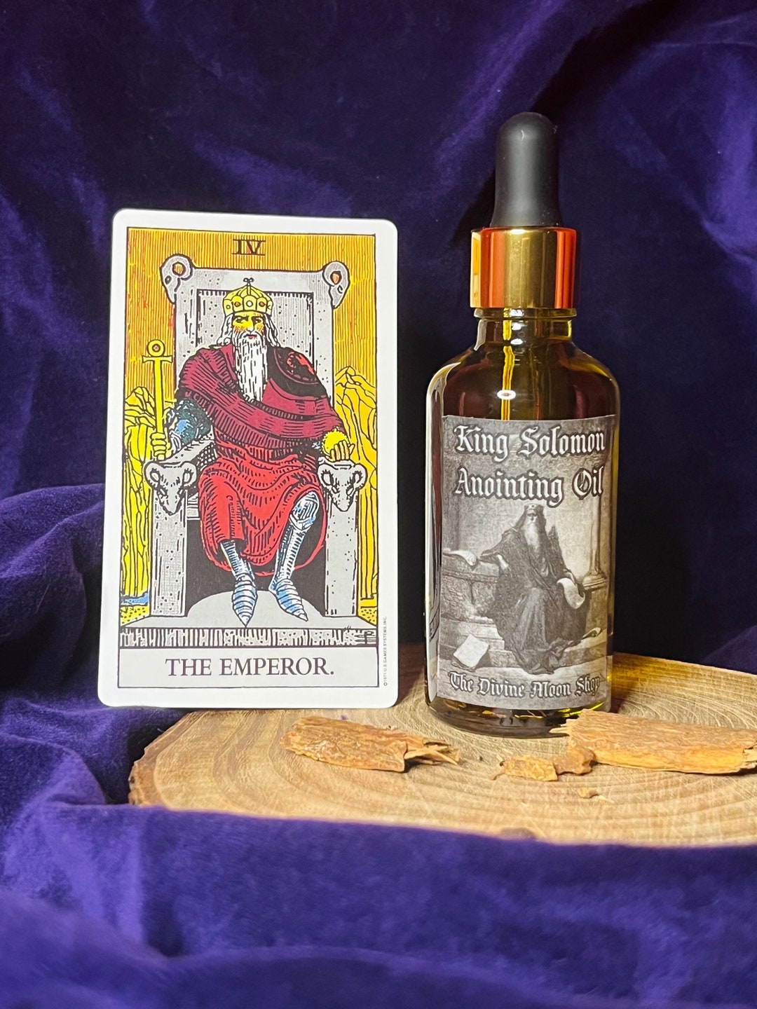 KING SOLOMON OIL | for Wisdom & Clarity | Divination Oil | Prosperity ...
