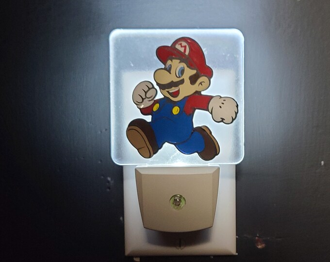 Nintendo Super Mario Night Light Etsy