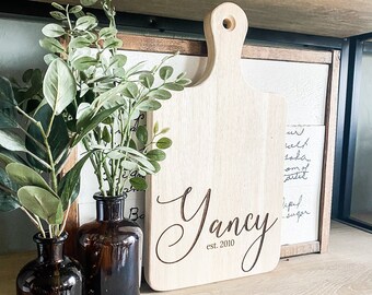 Custom Engraved Cutting Board | Recipe Board | Last Name Cutting Board | Personalized Cutting Board | Personalized Gift | Custom Gift