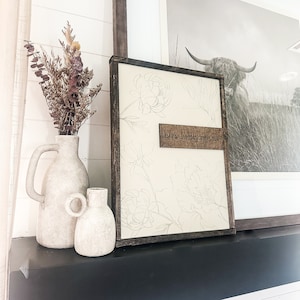 How Lucky Are We | Wooden Sign | Custom Quote Wood Sign | Floral Wood Sign | Engraved Wood Sign | 3D Lettering | Country Lyrics