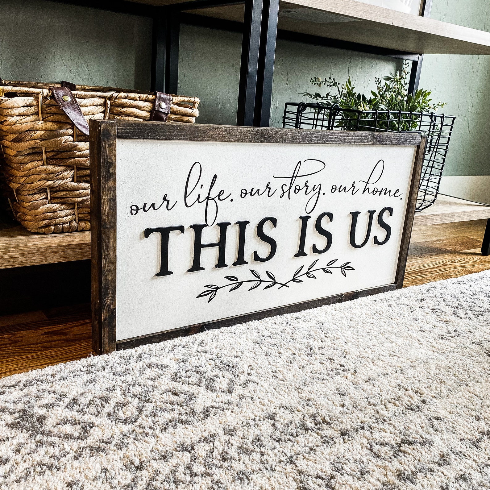 This is Us Wood Sign | 3D Laser Cut, Farmhouse Decor - Etsy