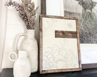 Fall is Proof That Change is Beautiful | Fall Wood Sign | Fall Wooden Sign | Fall Decor | Engraved Wood Sign | Autumn Decor | Fall Sign