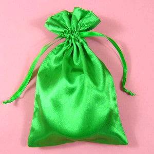 30 Moss Green Satin Bags with Drawstrings, 3&quot;x4&quot;, 4&quot;x6&quot;, 5&quot;x8&quot;, Moss Green Gift Bags, Moss Green Favor Pouches, Jewelry Bags,Green Favor Bag
