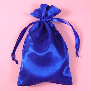 30 Royal Blue Satin Bags with Drawstrings, 3&quot;x4&quot;, 4&quot;x6&quot;, 5&quot;x8&quot;, Jewelry Pouches, Royal Blue Jewelry Bags, Gift Bags, Merchandise Pouches