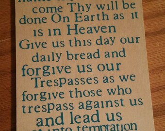 our father prayer printable the lords prayer catholic etsy