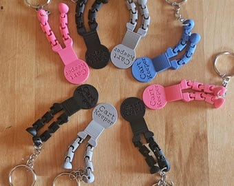 Aldi Quarter Keychain, removable quarter, Cart Keeper, Funny ALDI Quarter Keychain , Coin Holder with Legs,  Never Forget a Quarter Again