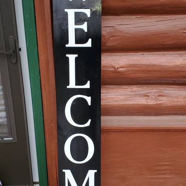 Rustic Welcome Sign - Etsy