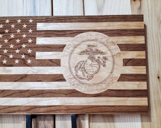 Laser engraved military flags, military flag