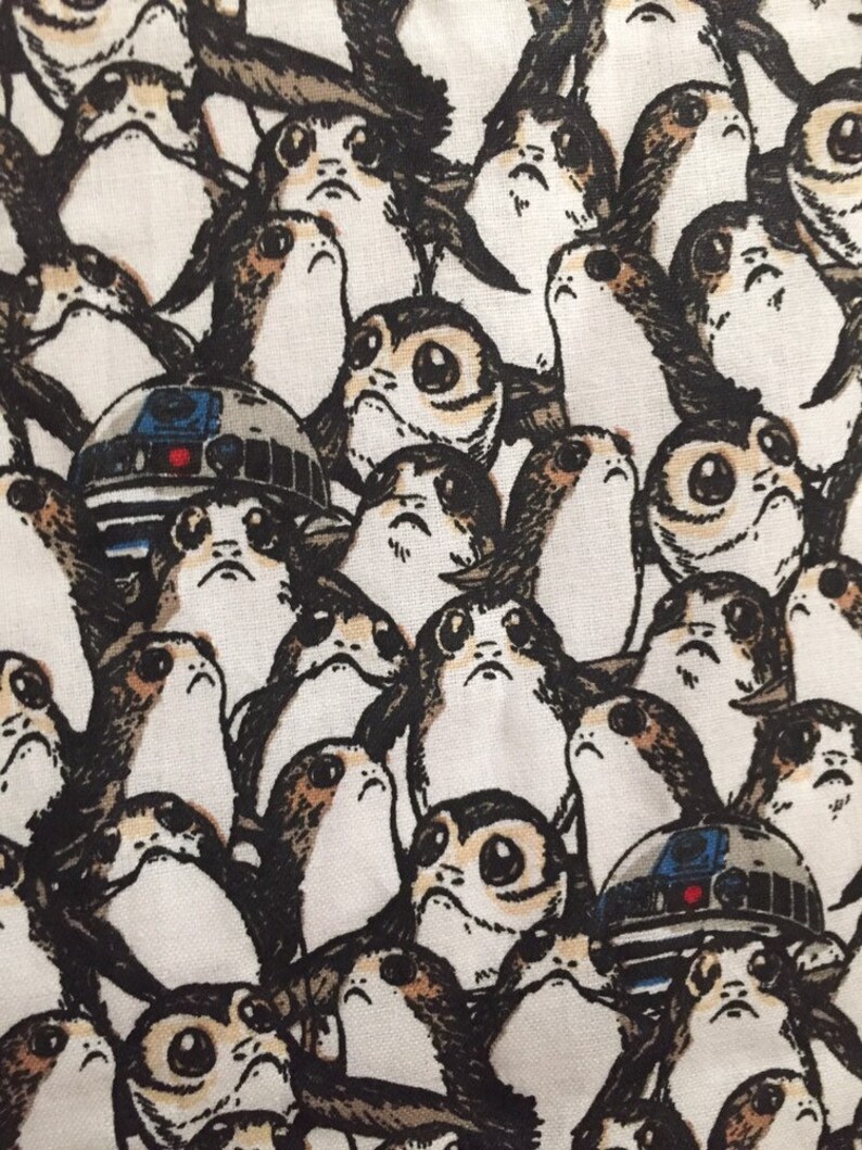 Star Wars Porg Fitted Crib Sheet Etsy