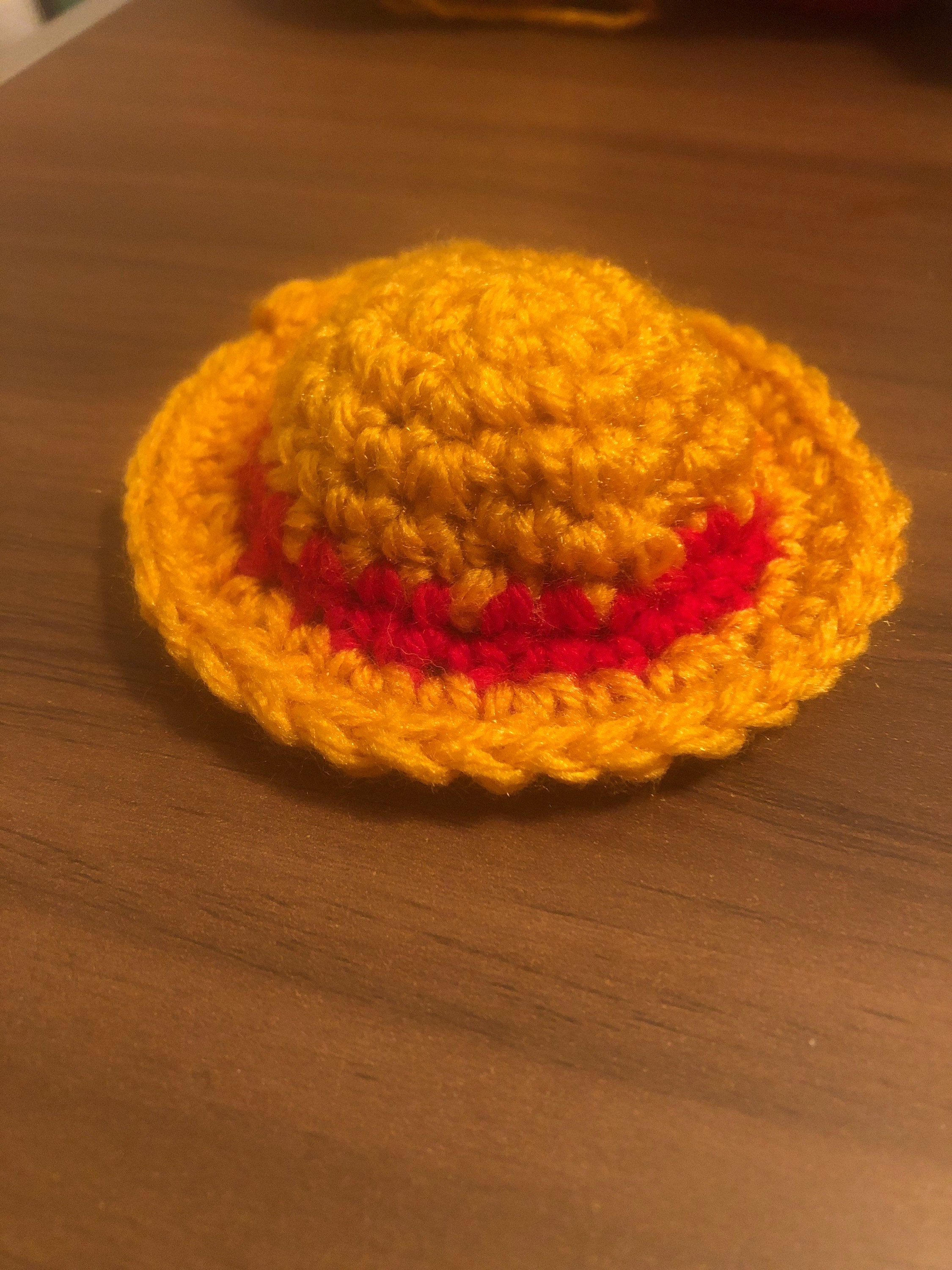 One Piece Straw Hat Mini Hat Crochet 
