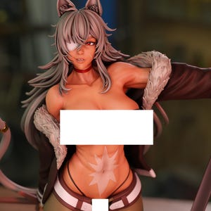 Nsfw + sfw hand painted anime figure - 12k resolution! | 3d printed characters