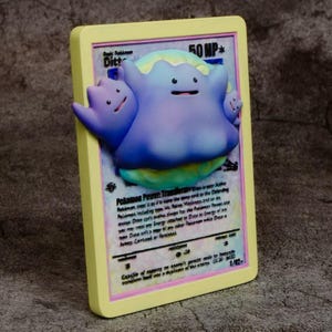 Prezzo in calo! Carta da gioco 3D Ditto / Figura stampata in 3D / Dipinta a mano o non dipinta / Resina 12K SENZA linee di strato!