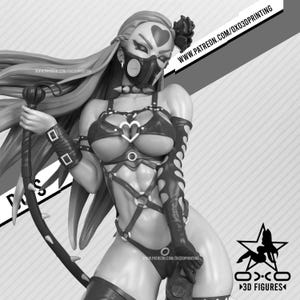 Nsfw + sfw unpainted anime figure - 12k resolution! | 3d printed characters