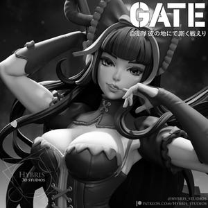 Nsfw + sfw unpainted anime figure - 12k resolution! | 3d printed characters