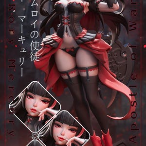 Nsfw + sfw hand painted anime figure - 12k resolution! | 3d printed characters