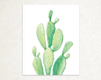 Prickly Pear Watercolor Print