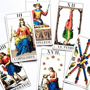Replacement Tarot Cards 1974 1JJ Swiss Tarot