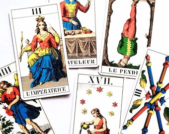 Replacement Tarot Cards 1974 1JJ Swiss Tarot